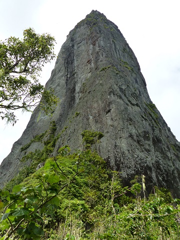  At the base of the pinnacle of Poumaka on Ua Pou May 2015